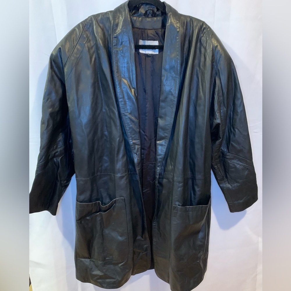 Vintage Black Leather Jacket